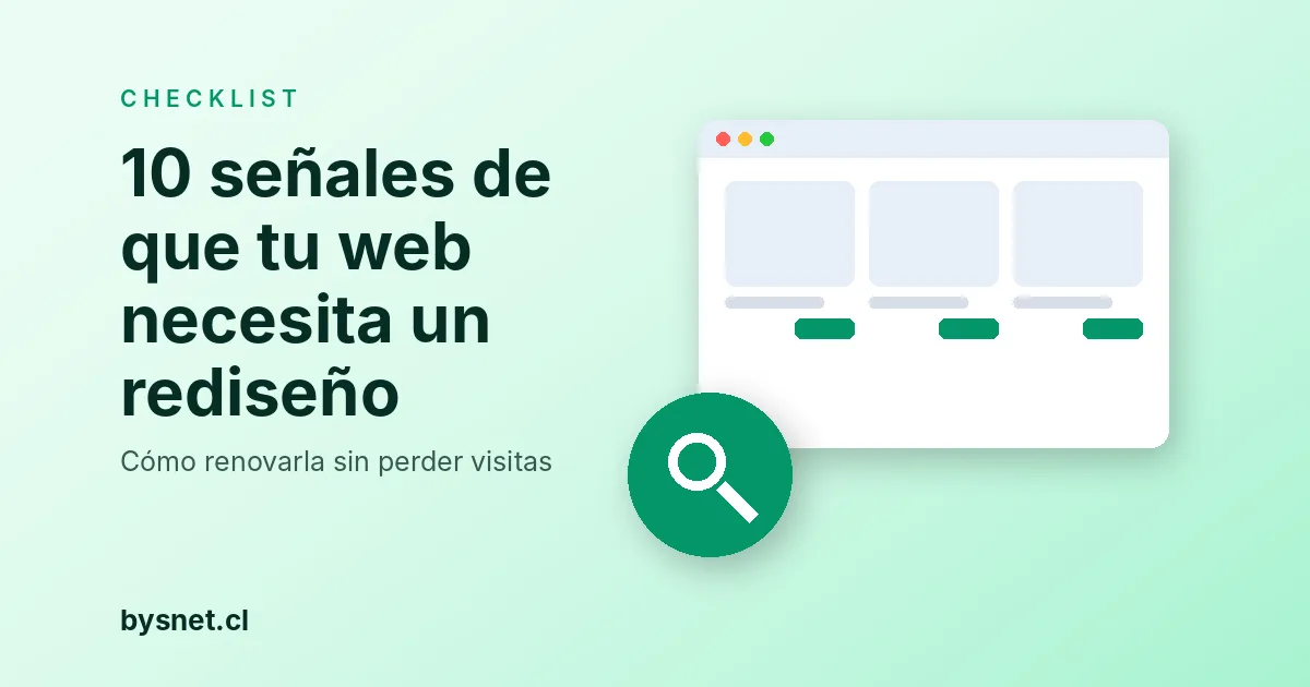 Rediseño de página web: 10 señales de que tu sitio necesita renovarse