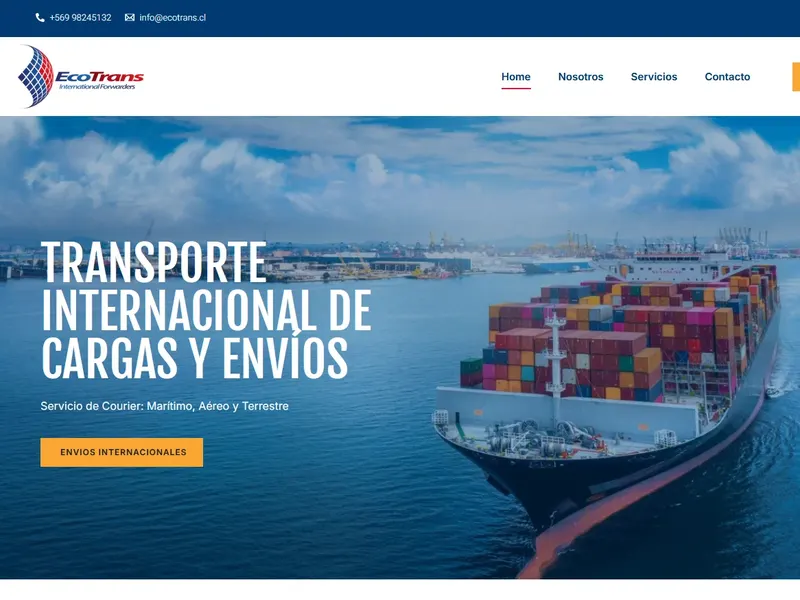 Sitio web de ecotrans.cl