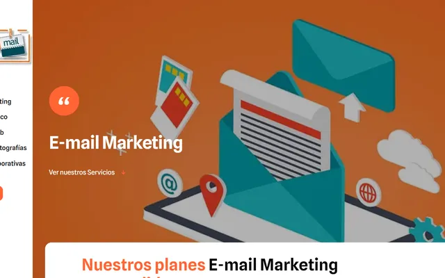 Landing page de Impacto Mail