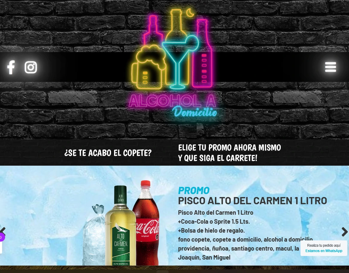 alcoholadomicilio .cl